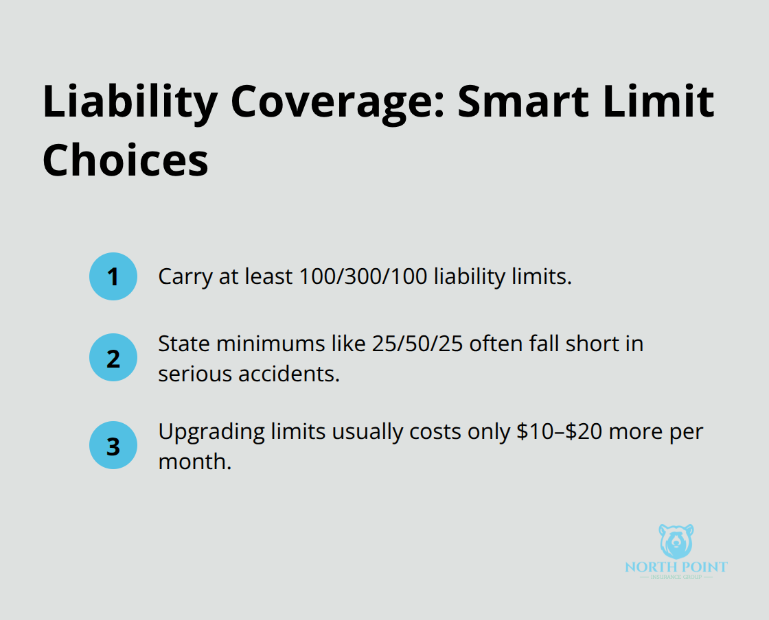 Three concise recommendations for choosing auto liability limits in the U.S. - Auto coverage basics